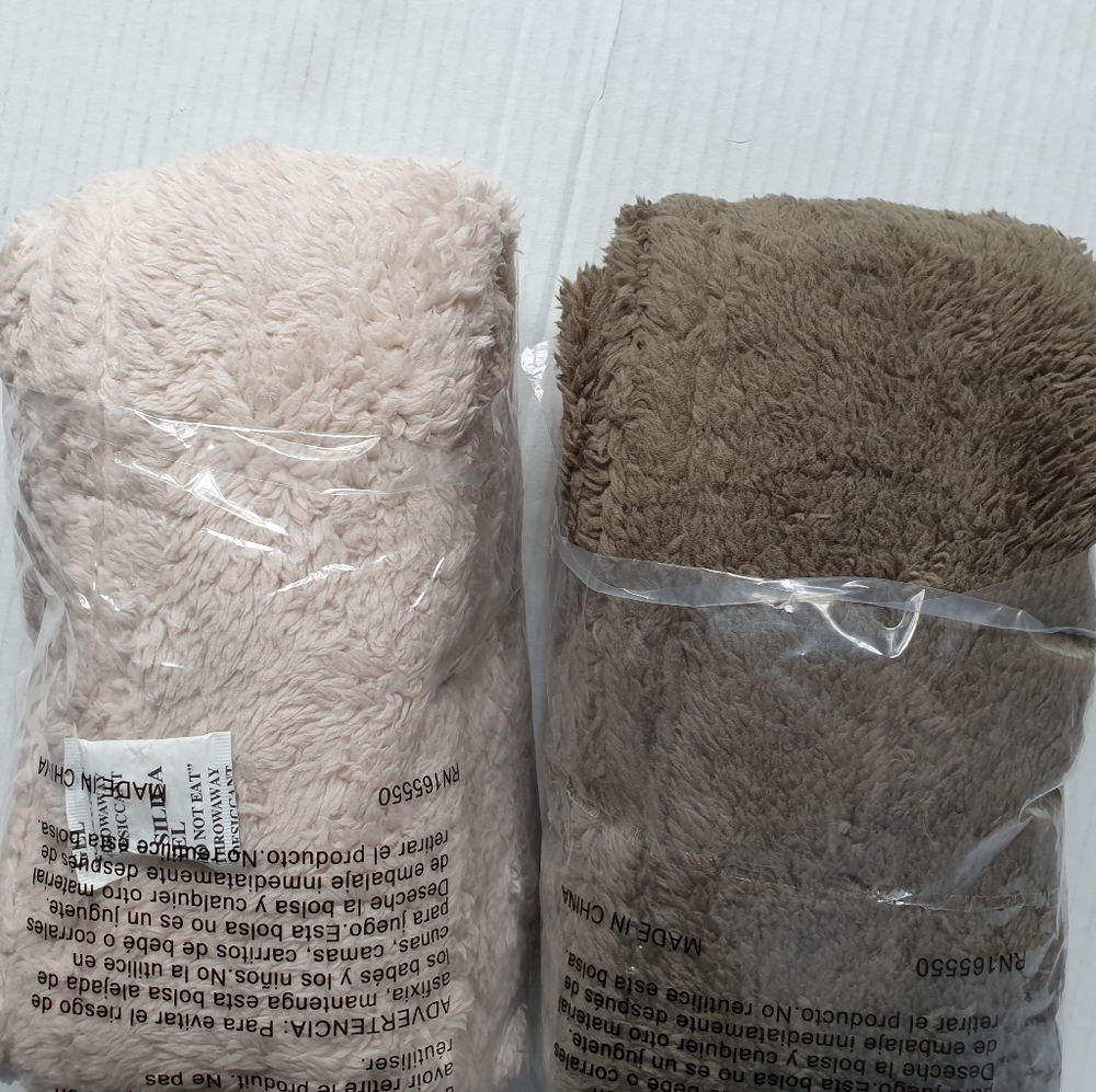32° Degrees Faux Double Sided Plush Sherpa Infinity Warm Winter Long Scarf OS - Picture 2 of 15
